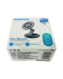 Держатель магнитный c Magsafe настольная поворотная Momax pac mount серый