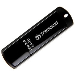 USB флеш накопитель Transcend 64GB JetFlash 350 черный