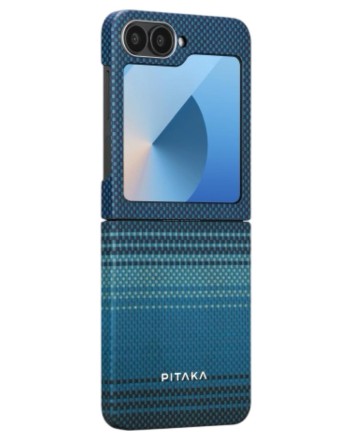  Накладка для Samsung Galaxy Z Flip 6 Pitaka Premium Woven Case (Moonrise)