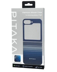 Накладка для Samsung Galaxy Z Flip 6 Pitaka Premium Woven Case (Moonrise)