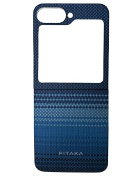 Накладка для Samsung Galaxy Z Flip 6 Pitaka Premium Woven Case (Moonrise)