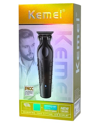  Машинка для стрижки волос Kemei KM-2299 черная