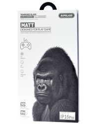 Защитное стекло матовое для i-Phone 16 Pro 6.3" Supglass XC-13 3D