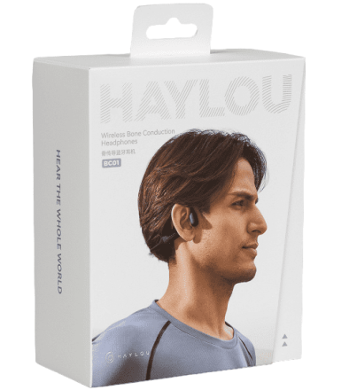  Наушники беспроводные Bluetooth Haylou BC01/100 PurFree черные