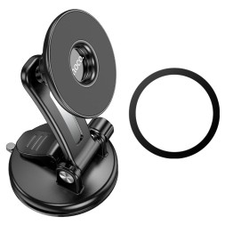 Держатель в автомобиль на торпеду Hoco CA113 магнитный черный