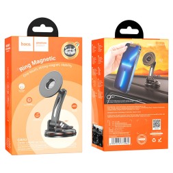Держатель в автомобиль на торпеду Hoco CA113 магнитный черный