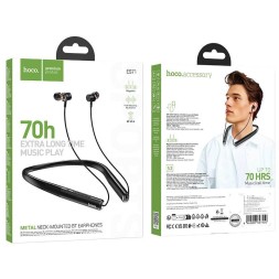 Беспроводные наушники для спорта Hoco ES71 BT5.0/180mAh черные