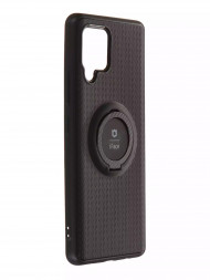 Чехол-накладка для Samsung Galaxy A42 силикон iface с держателем чёрный