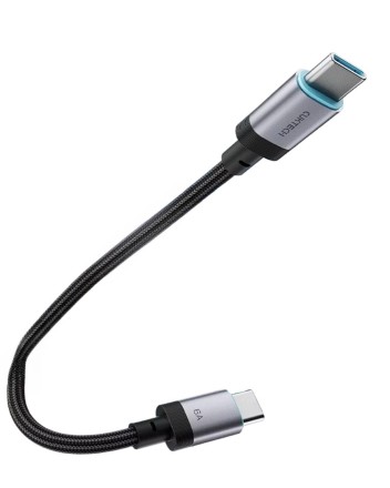  Usb Кабель-зарядка Type-C на Type-C Cuktech CTC615S 6A 240W 15см черный