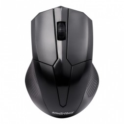 Мышь беспроводная Smartbuy 300 USB/DPI 1000/3 кнопки/2AAA (SBM-303AG-K) черная 