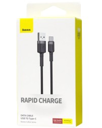 Usb Кабель-зарядка TYPE-C Baseus Cafule 2м (CATKLF-CG1) 2A черный