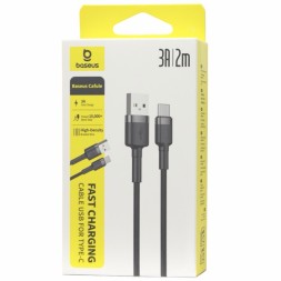 Usb Кабель-зарядка TYPE-C Baseus Cafule 2м (CATKLF-CG1) 2A черный