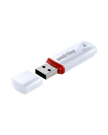  USB флеш накопитель Smartbuy 8GB Crown White (SB8GBCRW-W)