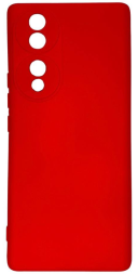 Накладка для Huawei Honor 70 5G Silicone cover без логотипа красная