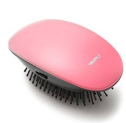  Расчёска-Массажер Yueli Comb HIC-206RM с функцией Ионизации Розовый HIC-206RS