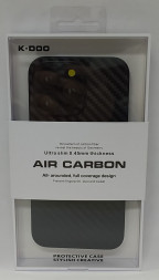 Накладка для iPhone 13 Pro 6.1&quot; K-Doo Air Carbon пластик чёрная