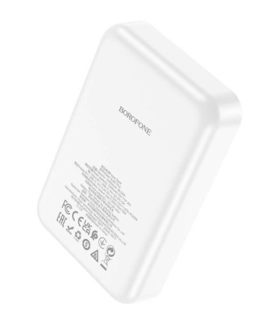  Powerbank магнитный с MagSafe Borofone BJ25 Plus 10000mAh Type-C белый