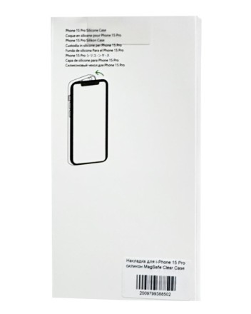  Накладка для i-Phone 15 Pro силикон MagSafe Clear Case