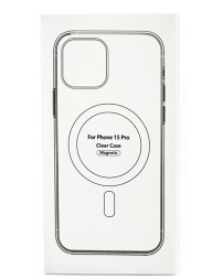Накладка для i-Phone 15 Pro силикон MagSafe Clear Case