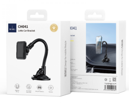 Держатель в автомобиль на торпеду WIWU CH041 магнитный черный