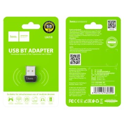 Bluetooth адаптер Hoco UA18 черный