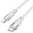  Usb Кабель-зарядка Type-C на Type-C Hoco X99 Crystal junction 3A 60W 1м силиконовый серебристый