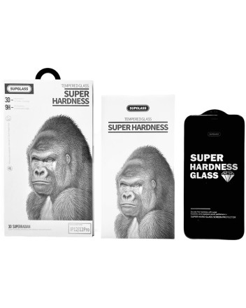  Защитное стекло для i-Phone 12/12 Pro 6.1&quot; Supglass XC-11 3D чёрное