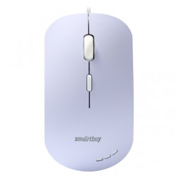 Мышь проводная беззвучная с подсветкой Smartbuy 288 сиреневая (SBM-288-V)