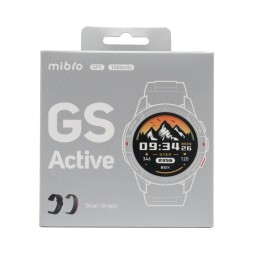 Умные часы Mibro GS Active (XPAW016) c русским языком + 2 ремешка белый