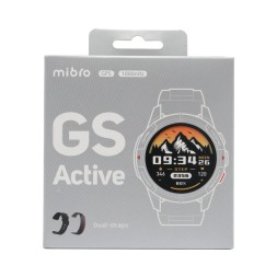 Умные часы Xiaomi Mibro GS Active (XPAW016) c русским языком + 2 ремешка белый
