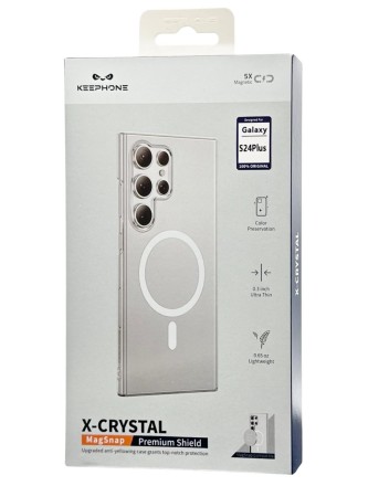  Накладка для Samsung Galaxy S24 Plus Keephone X-Crystal MagSnap прозрачный