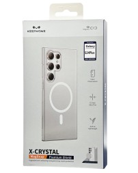 Накладка для Samsung Galaxy S24 Plus Keephone X-Crystal MagSnap прозрачный