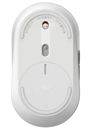 Мышь беспроводная бесшумная Mi с двойным подключением 1300dpi (HLK4040GL) белая