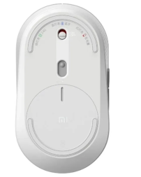 Мышь беспроводная бесшумная Mi с двойным подключением 1300dpi (HLK4040GL) белая