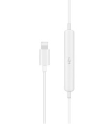 Стереонаушники Hoco L7 Plus с микрофоном Lightning белые