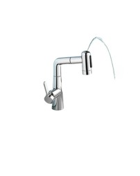 Выдвижной кухонный смеситель Mijia Pull-Out Basic Faucet S1 MJCLSMPLT01DB серебристый