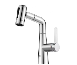 Выдвижной кухонный смеситель Mijia Pull-Out Basic Faucet S1 MJCLSMPLT01DB серебристый