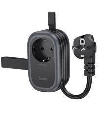 Сетевой фильтр HOCO NS6 1 розетка/2USB/1C 1.1м черный