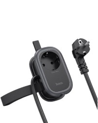 Сетевой фильтр HOCO NS6 1 розетка/2USB/1C 1.1м черный