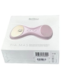 Аппарат для ультразвуковой чистки и массажа лица BeGlow TIA MAS розовый