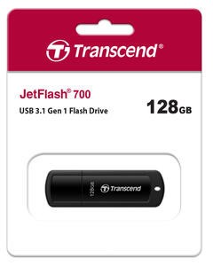  3.1 USB флеш накопитель Transcend 128GB JetFlash 700 черный