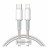  Кабель-зарядка Type-C на Lighting Baseus High Density Braided 2м (CATLGD-A02) 20W белый