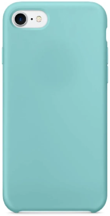  Чехол-накладка i-Phone 7/8 Silicone icase №50 бледно-бирюзовая