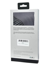 Накладка для Samsung Galaxy Z Flip 6 Pitaka Premium Woven Case черно-серая