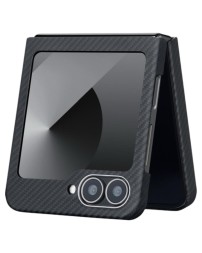 Накладка для Samsung Galaxy Z Flip 6 Pitaka Premium Woven Case черно-серая