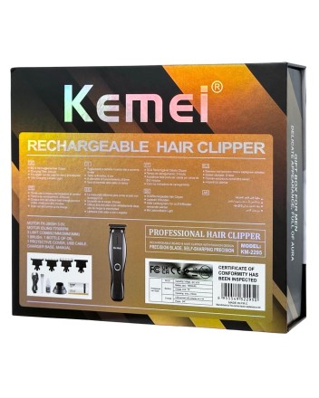  Машинка для стрижки волос Kemei KM-2295 черная