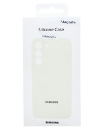 Накладка для Samsung Galaxy S25 Plus MagSafe Silicone Case белый