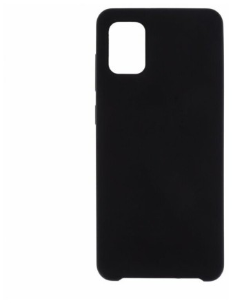 Накладка для Samsung Galaxy A31 Silicone cover черная
