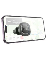 Держатель в автомобиль в воздуховод Hoco H72 магнитный черный