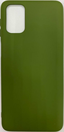 Накладка для Samsung Galaxy M31S Silicone cover без логотипа зеленая